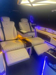 Mercedes VIP Travel comfort awaits you.